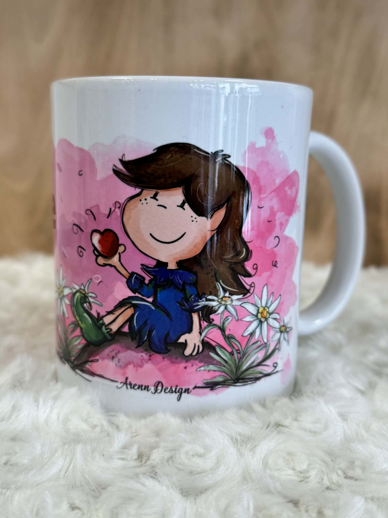 Tasse- BergFee-Pink