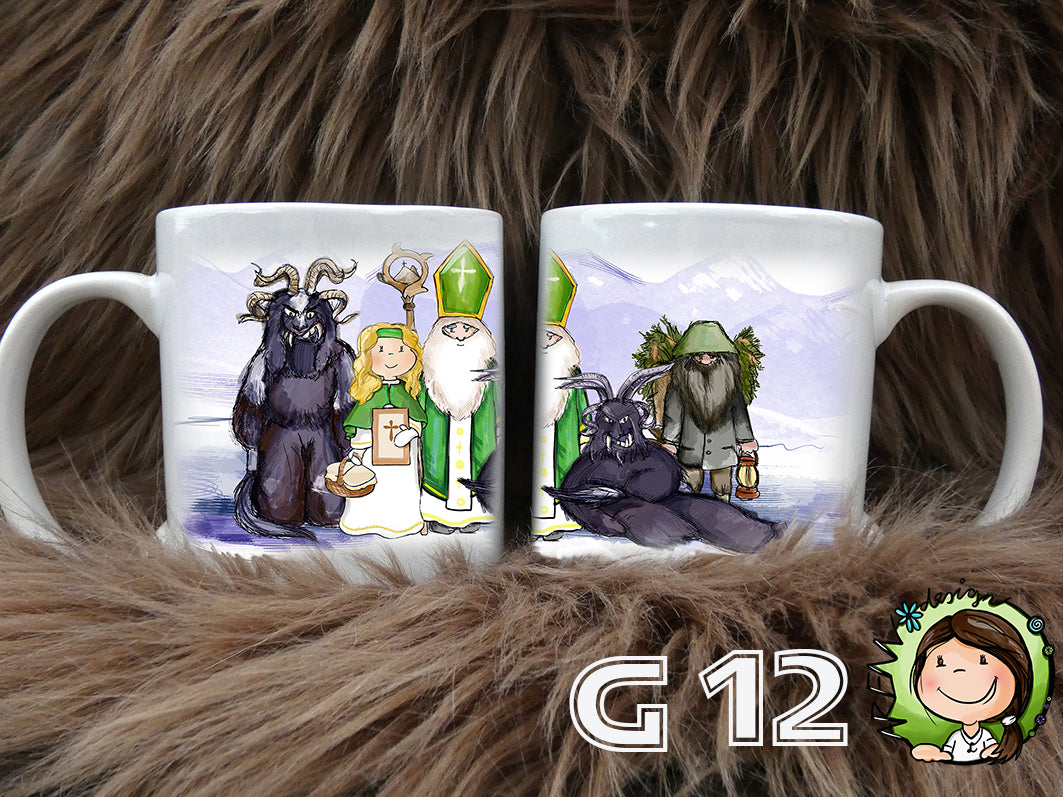 Tasse- Krampus Pass-Grün