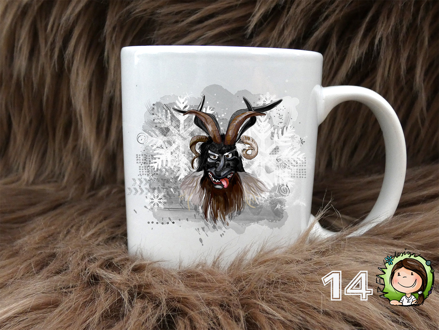 Tasse- Krampus Kopf