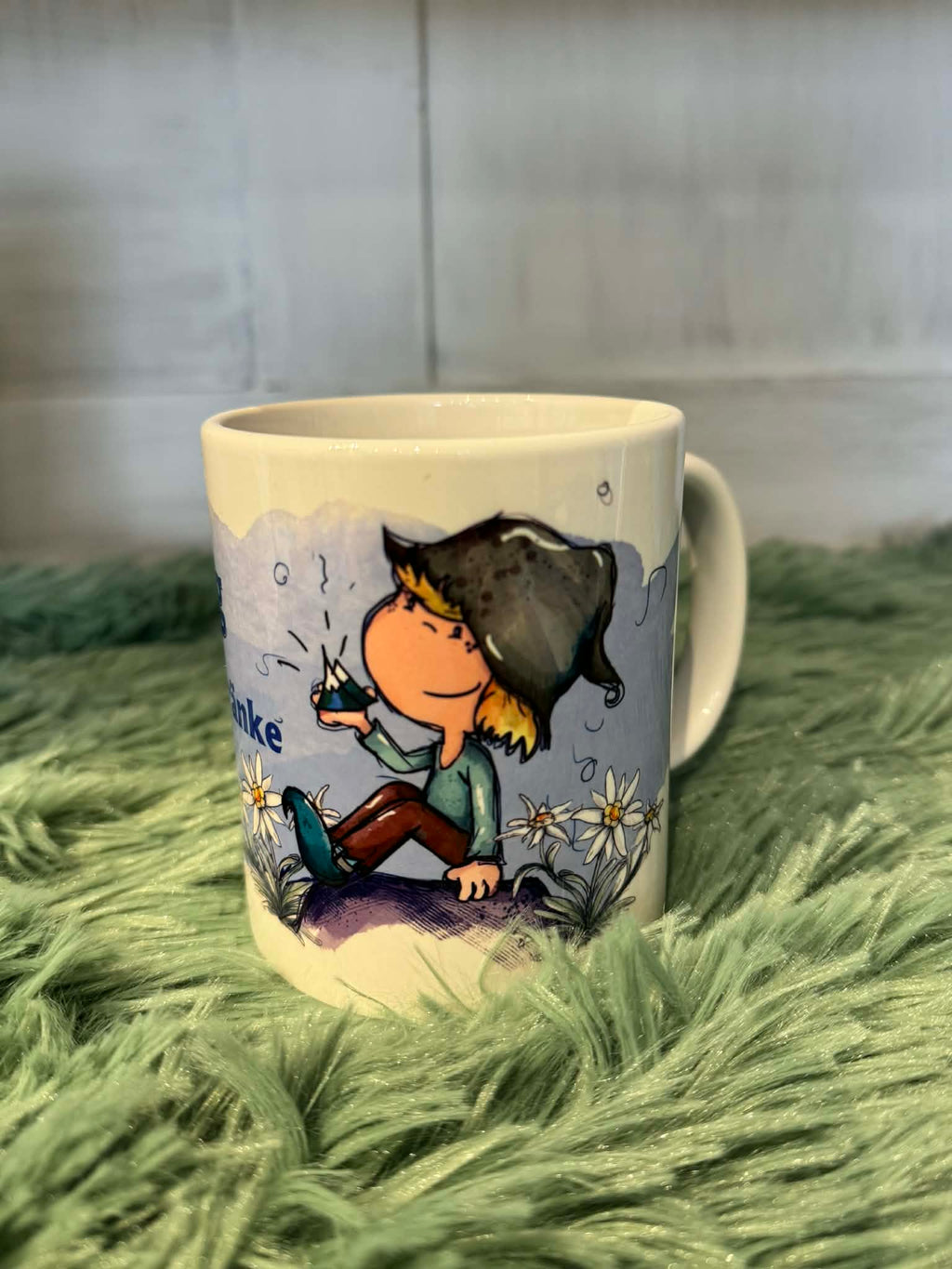 Tasse- Bergzwerg-Blau