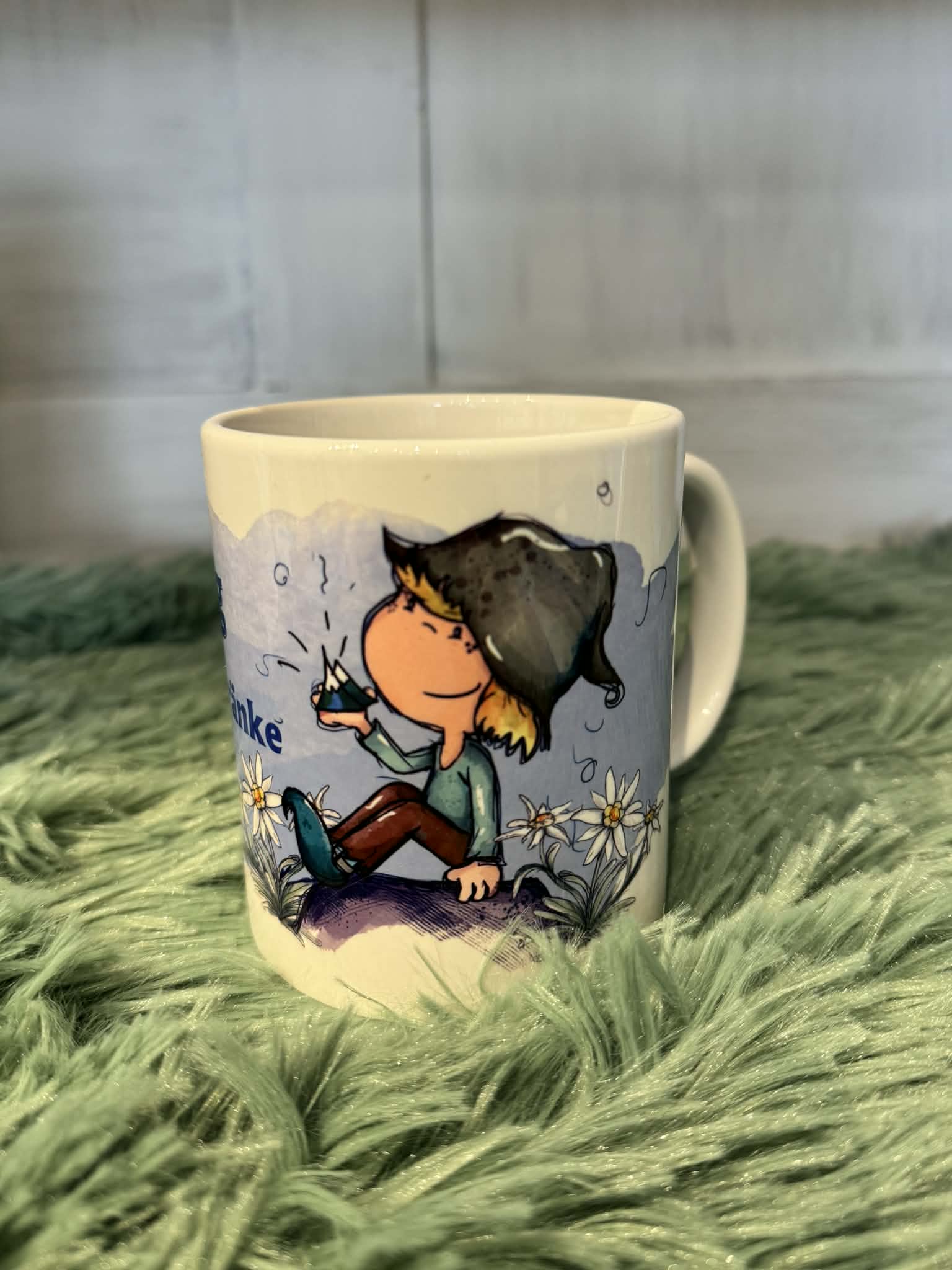 Tasse- Bergzwerg-Blau
