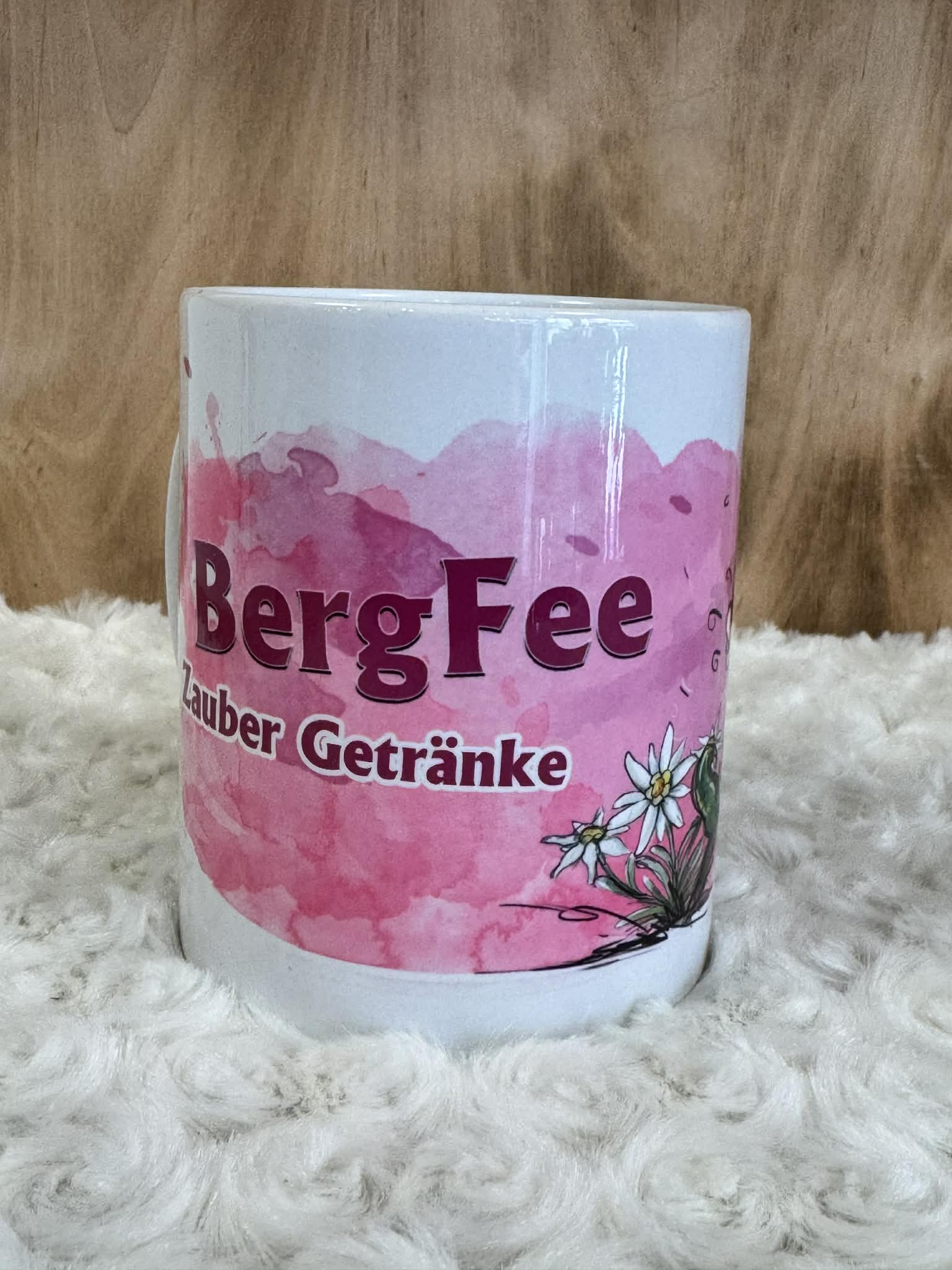 Tasse- BergFee-Pink